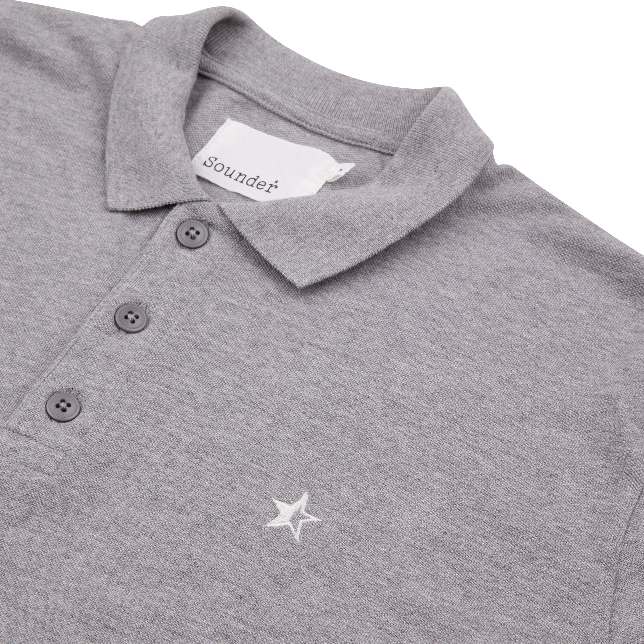 Sounder Golf | Sounder Golf | Clothing | Polos | Play Well Polo - Light Grey Melange | Polos