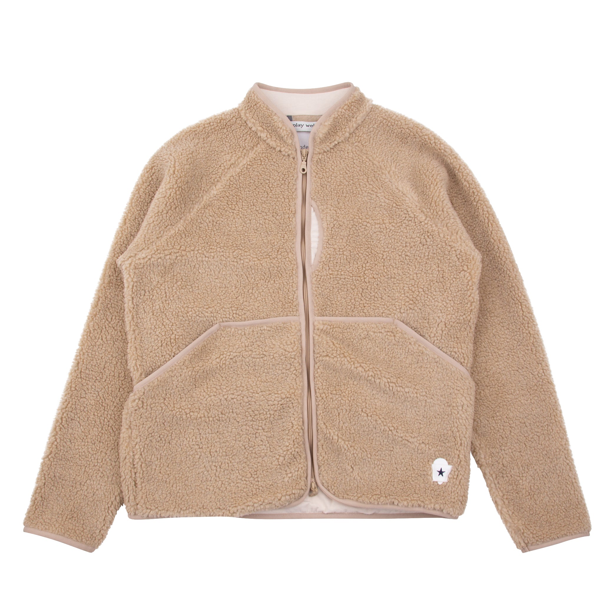 Sounder Golf | Sounder Golf | Clothing | Fleeces | Himalayas Fleece Jacket - Oat | Outerwear