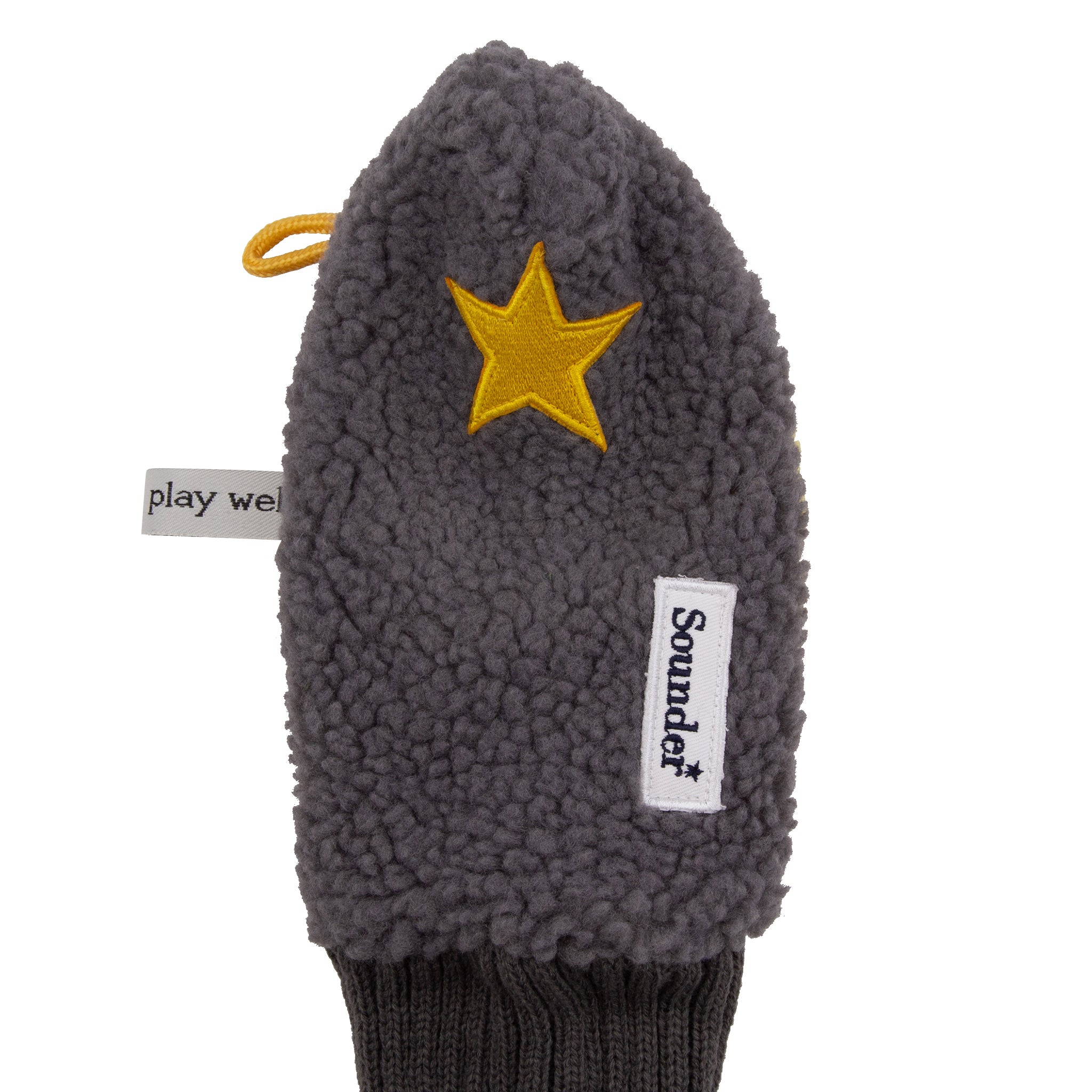 Sounder Golf | Sounder Golf | Golf Accessories | Driver Headcover - Charcoal / Gold | Golf Essentials
