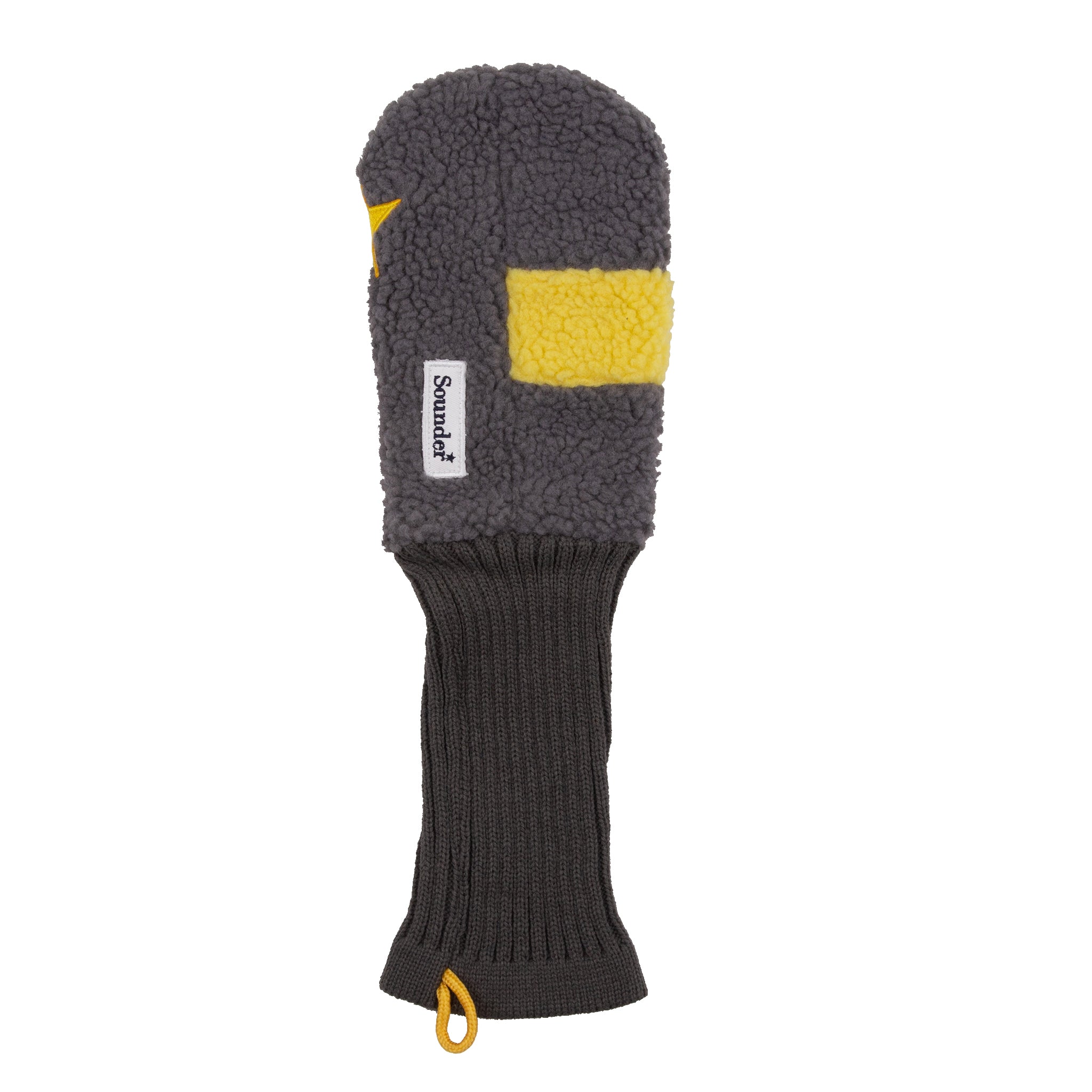 Sounder Golf | Sounder Golf | Golf Accessories | Driver Headcover - Charcoal / Gold | Golf Essentials