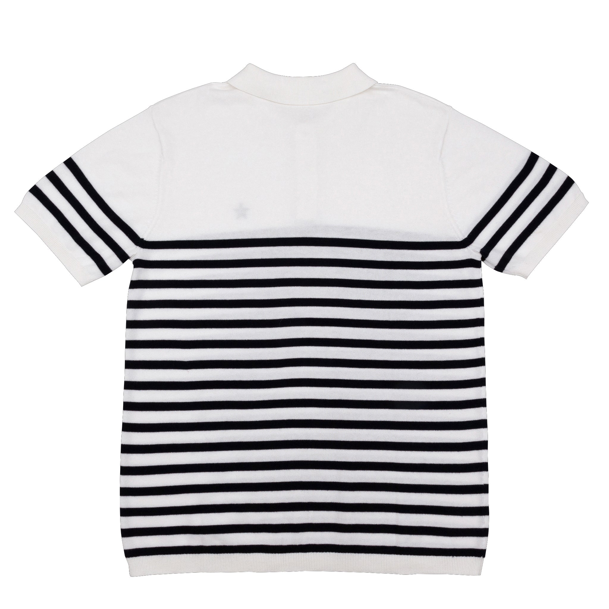 Sounder Golf | Sounder Golf | Polos | Play Well Knitted Polo - Breton White/ Navy | Polos