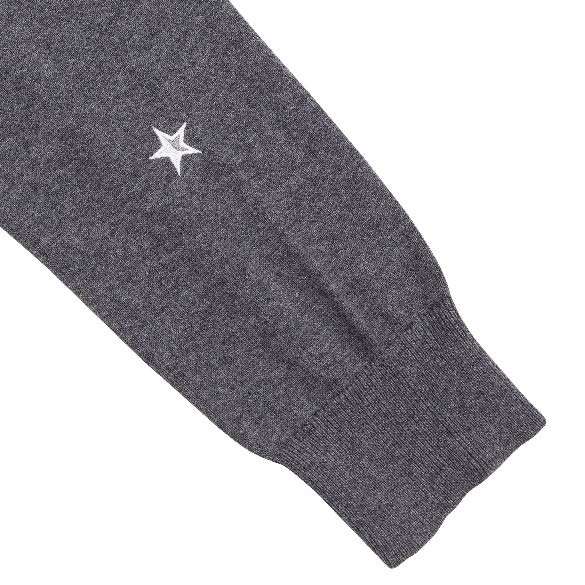 Sounder Golf | Sounder Golf | Clothing | Knits | Fine Cut Half Zip Knit - Dark Grey Melange | Knits & Sweats