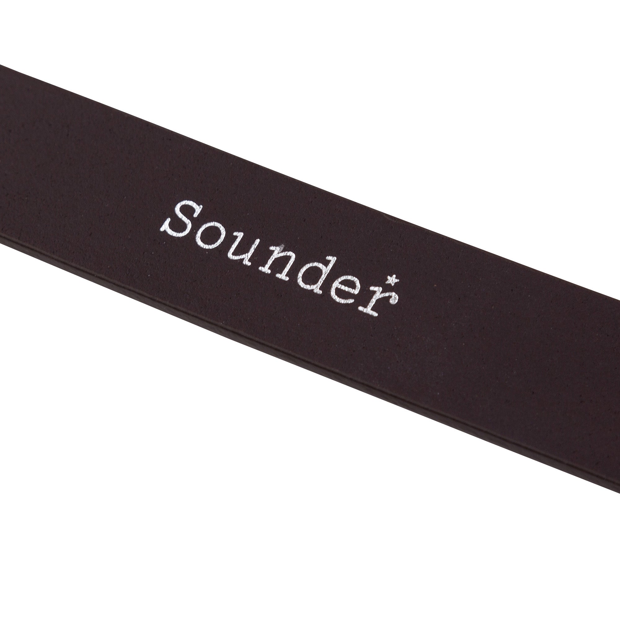 Sounder Golf | Sounder Golf | Accessories | Belts | Star Leather Belt Chocolate | Leather
