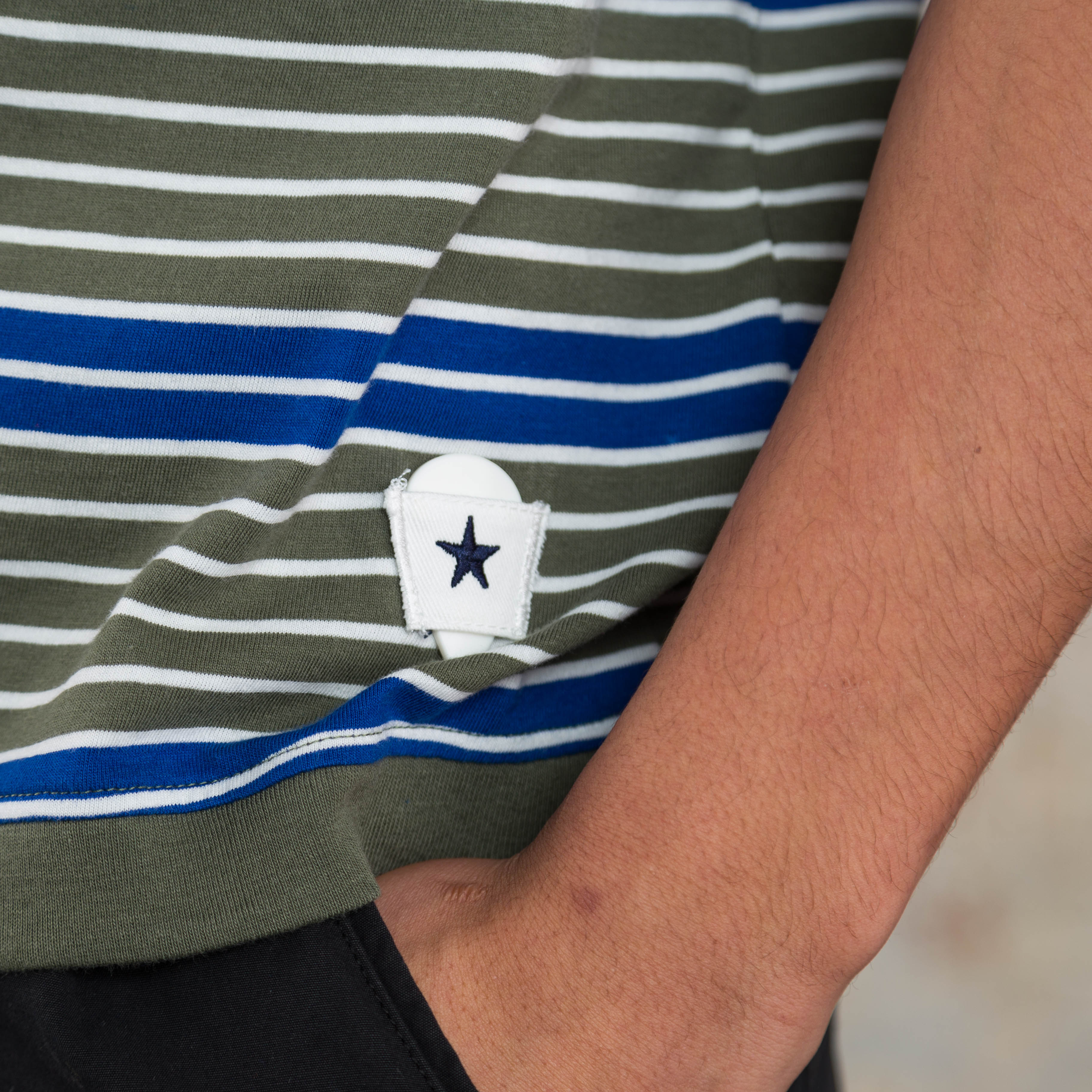 Sounder Golf | Sounder Golf | Clothing | Polos | Monterey Stripe Polo - Indigo and Slate | T-Shirts & Shirts