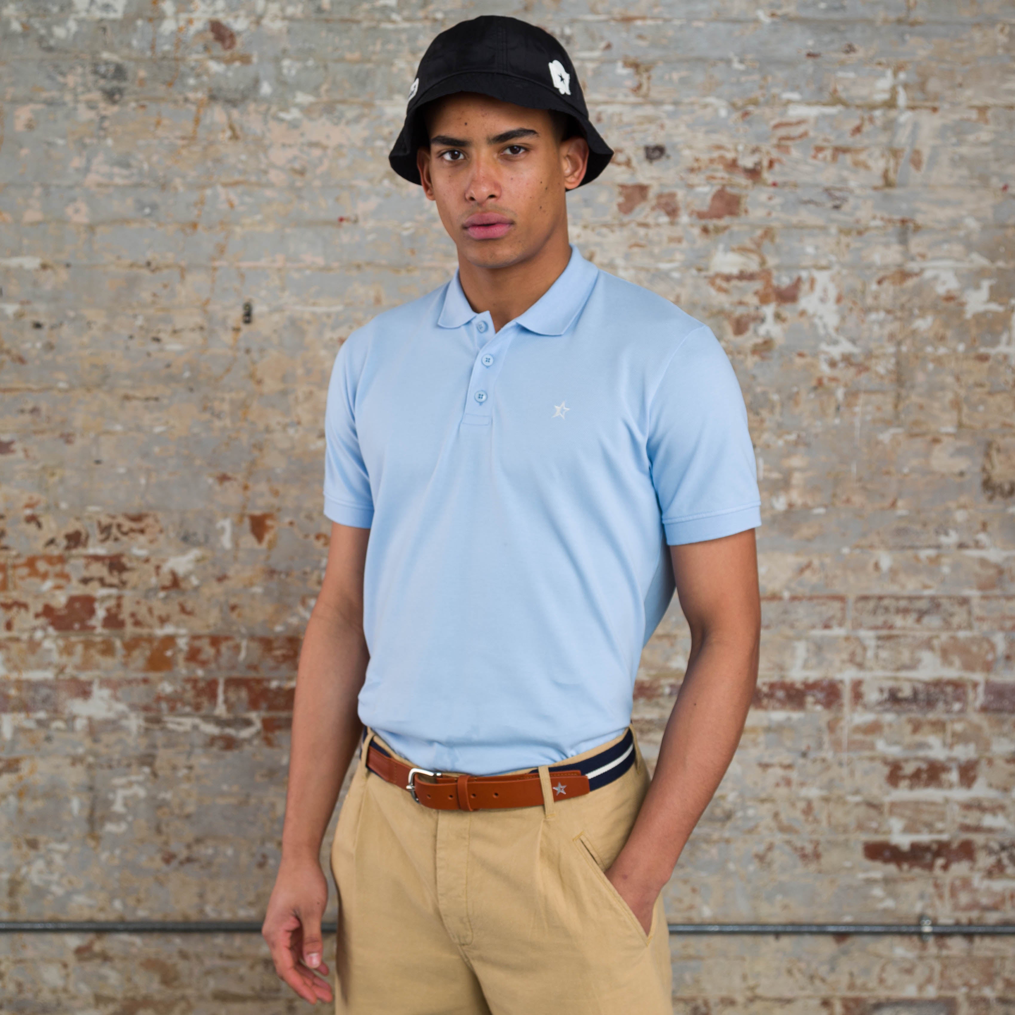 Sounder Golf | Sounder Golf | Polos | Play Well Polo - Sky | Polos