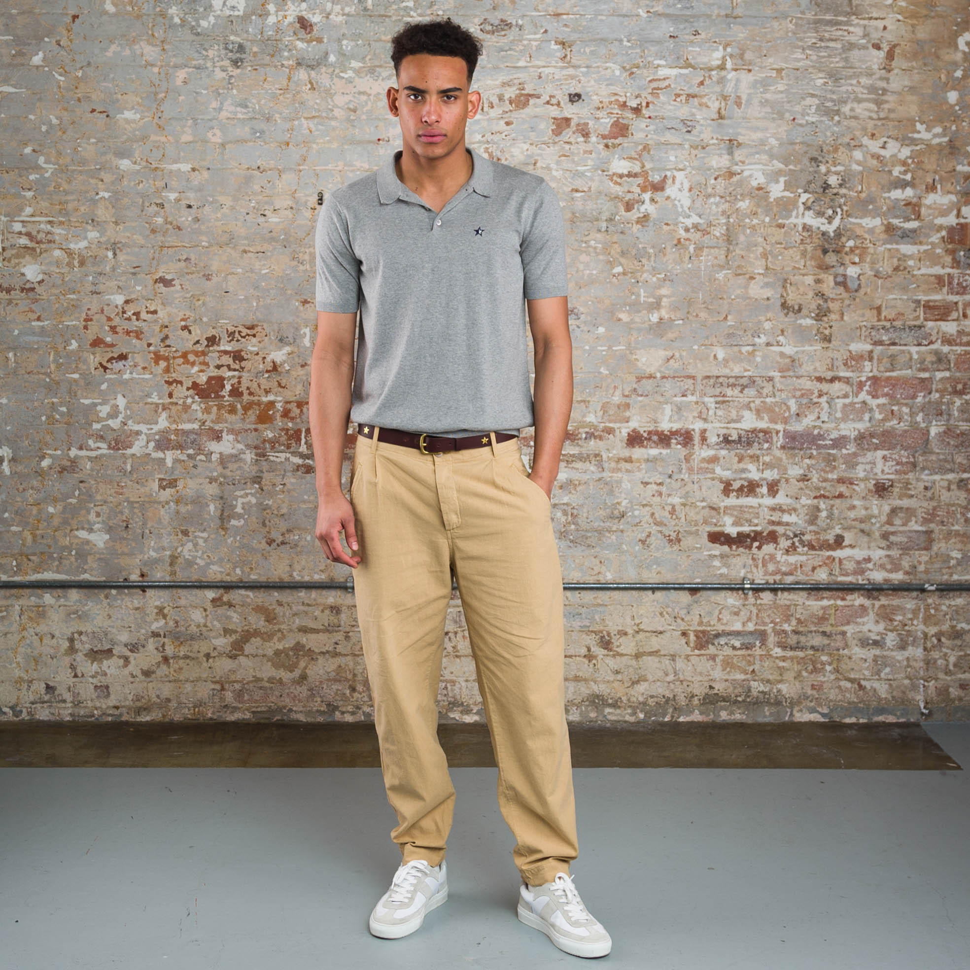 Good Walk Chino - Tan Linen