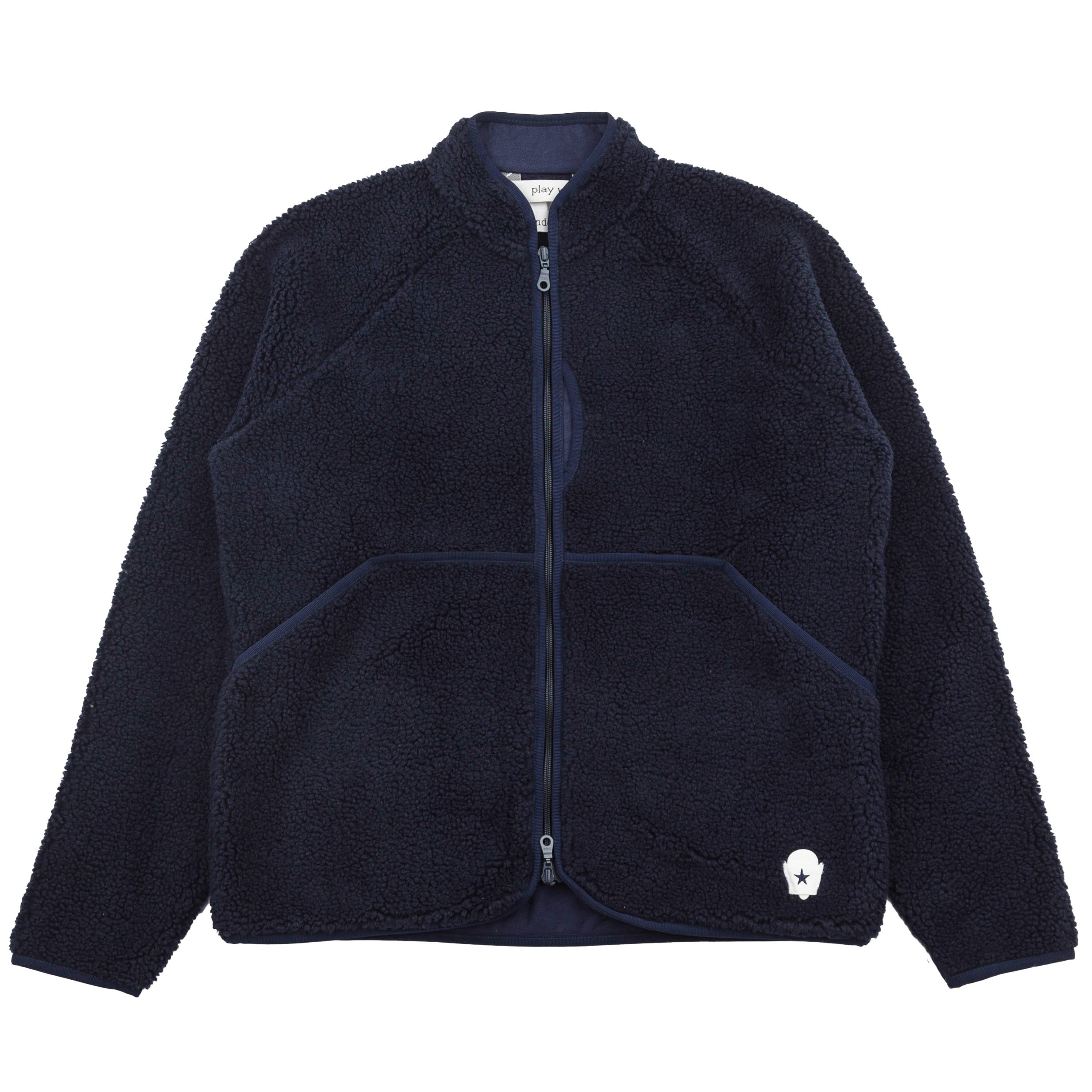 Himalayas Fleece Jacket - Navy