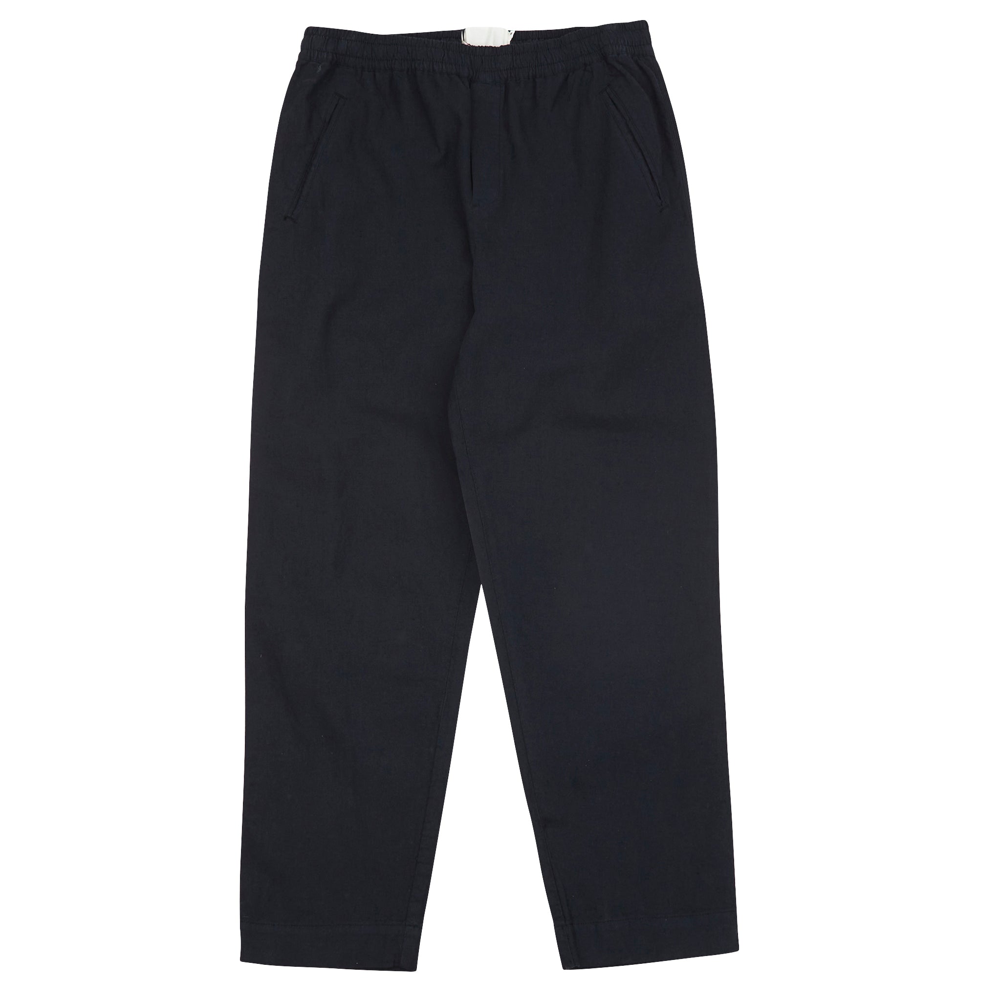 Drawcord Good Walk Chino - Navy Linen Cotton