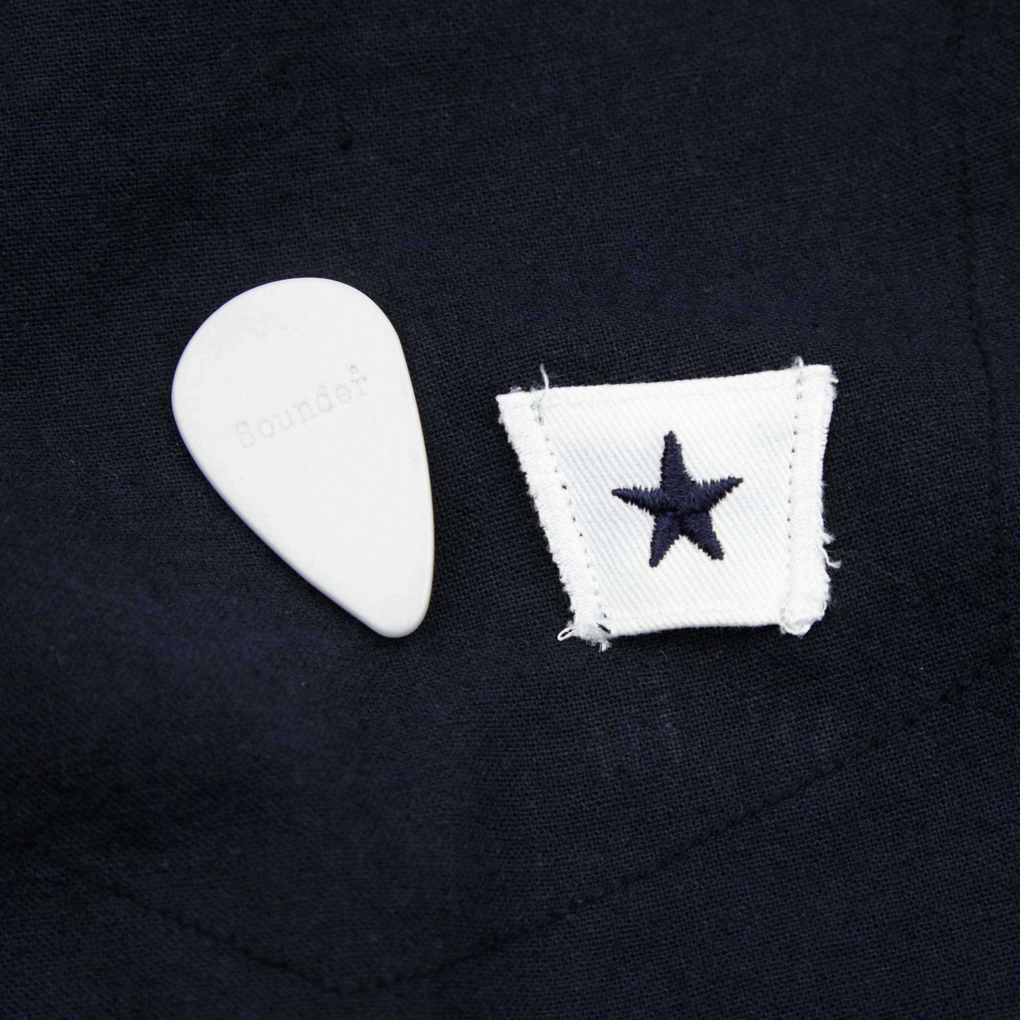 Drawcord Good Walk Chino - Navy Linen Cotton