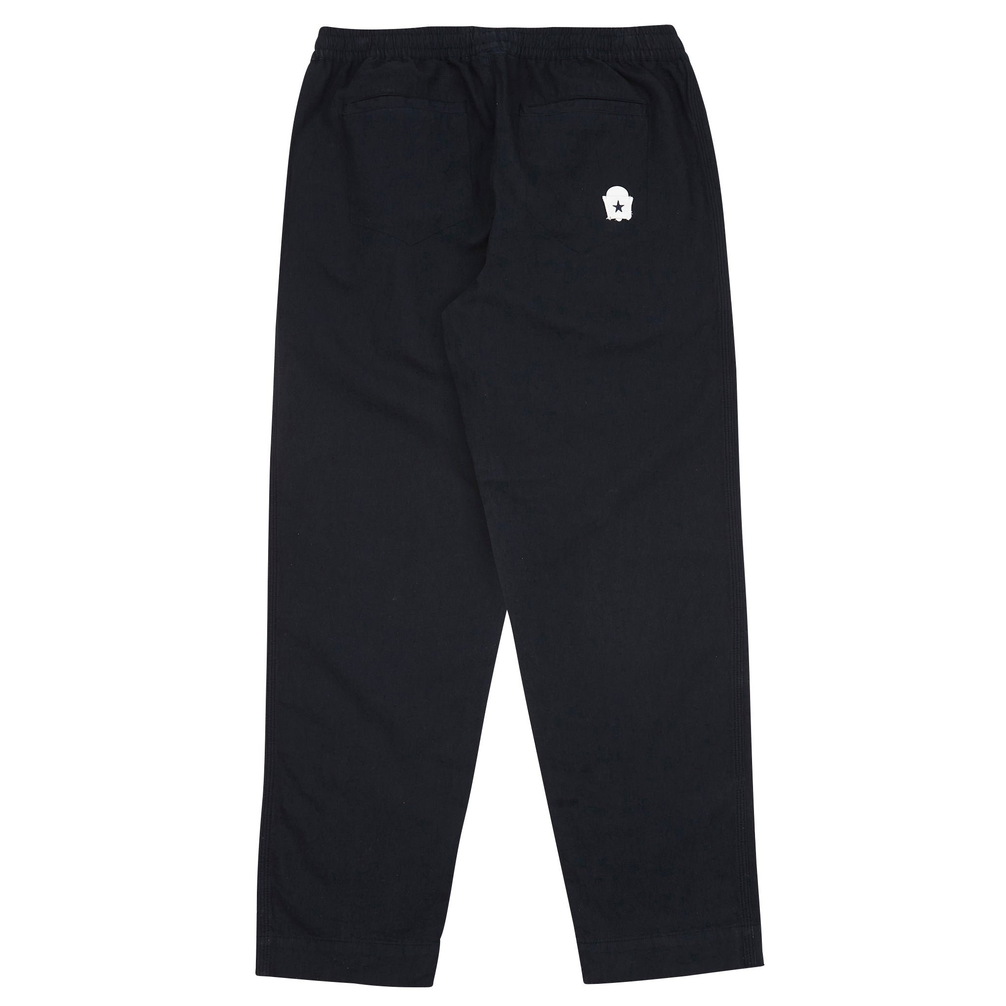 Drawcord Good Walk Chino - Navy Linen Cotton