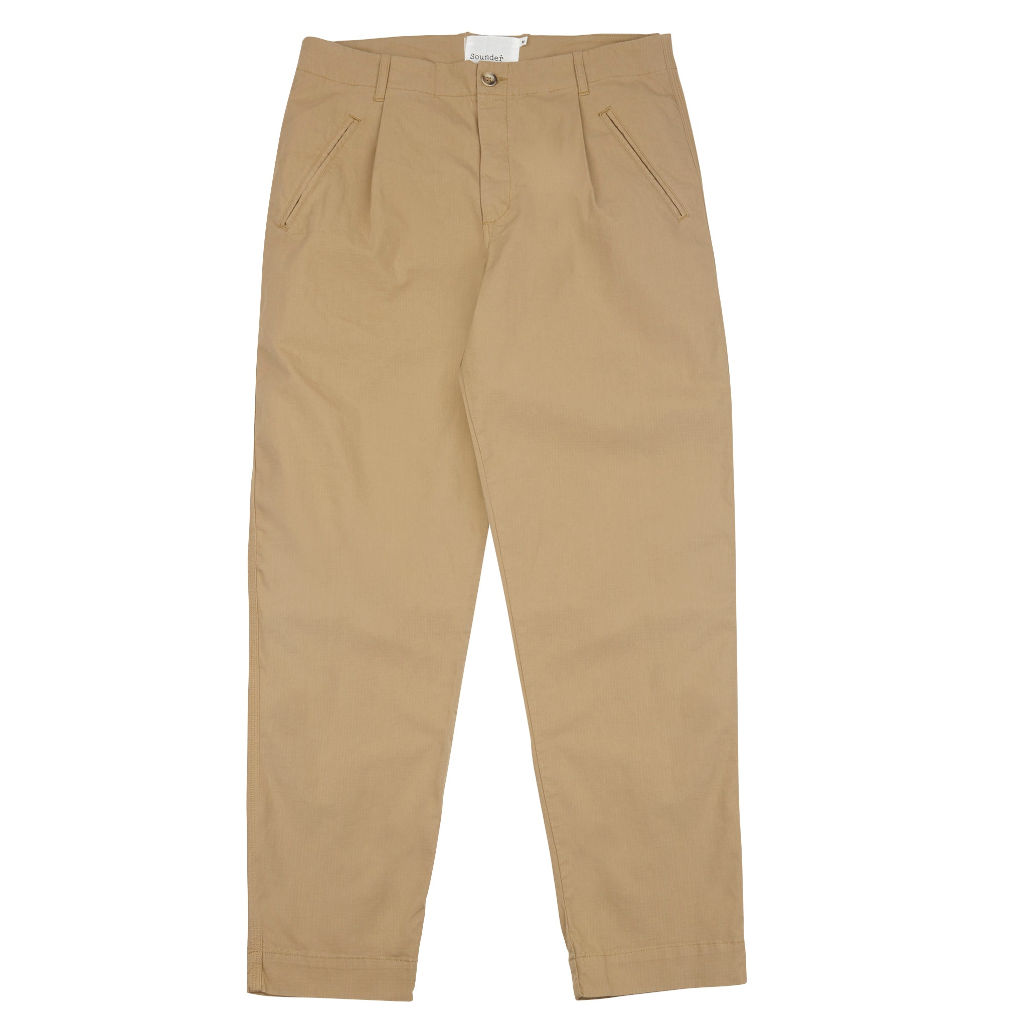 Sounder Golf | Sounder Golf | Clothing | Trousers | Good Walk Chino - Tan Ripstop | Trousers & Shorts