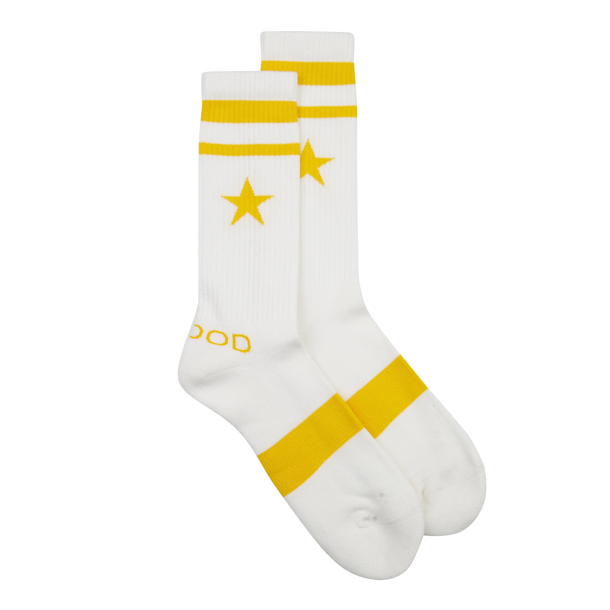 Good Sh*t Sock - Gold and Off White