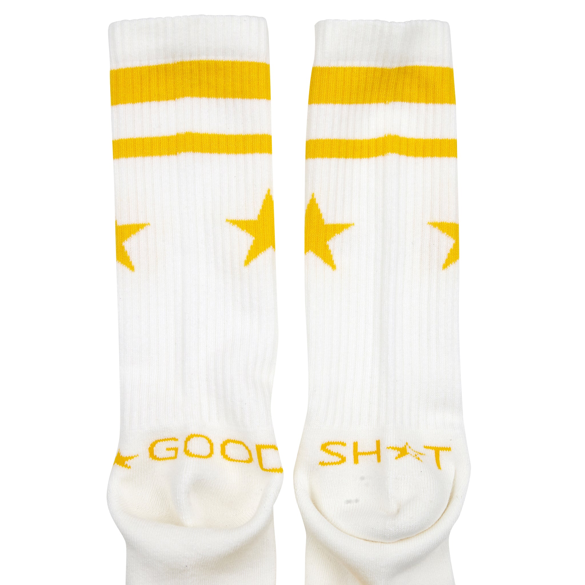 Good Sh*t Sock - Gold and Off White