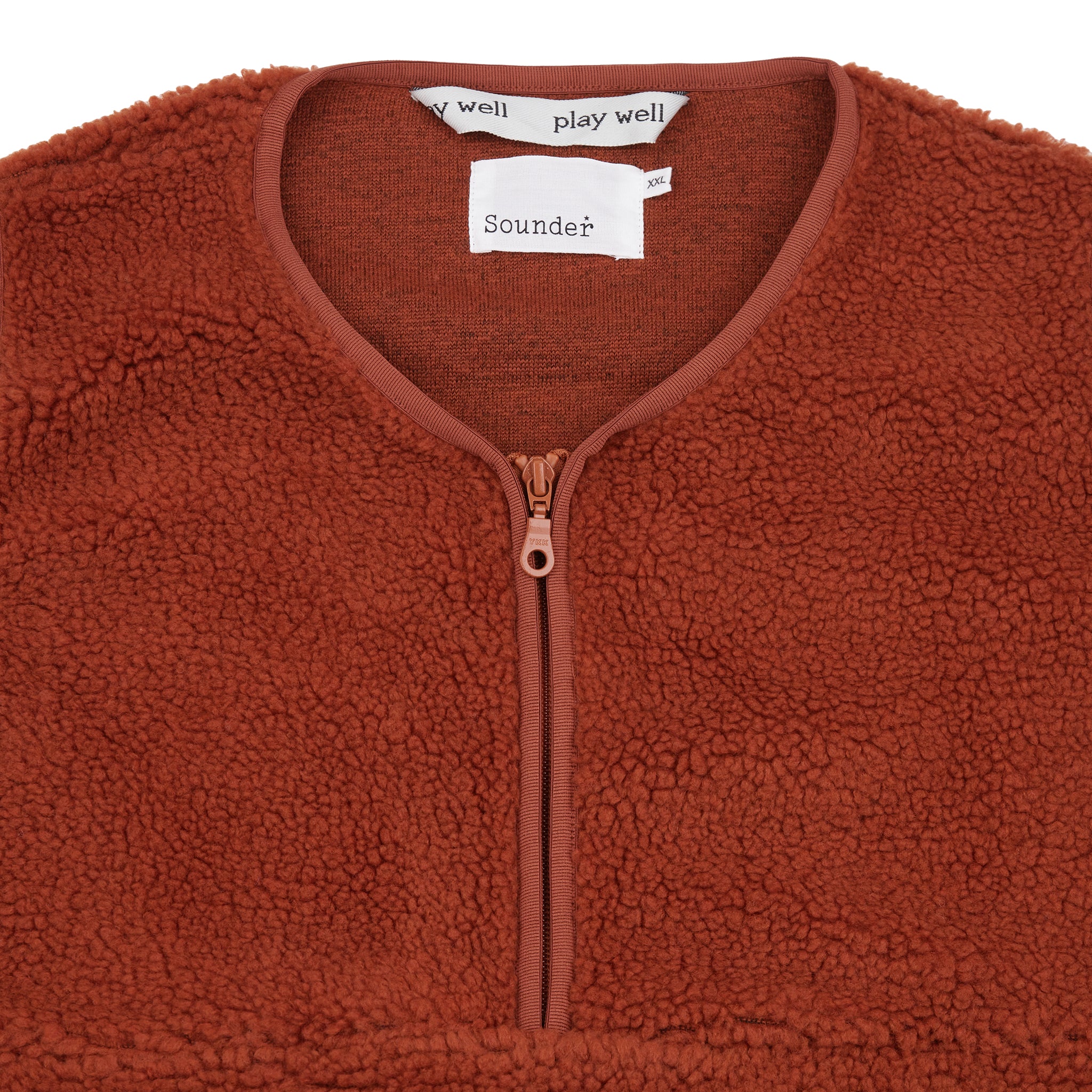 Sounder Golf | Sounder Golf | Clothing | Fleeces | Himalayas Overhead Gilet - Rust | Outerwear