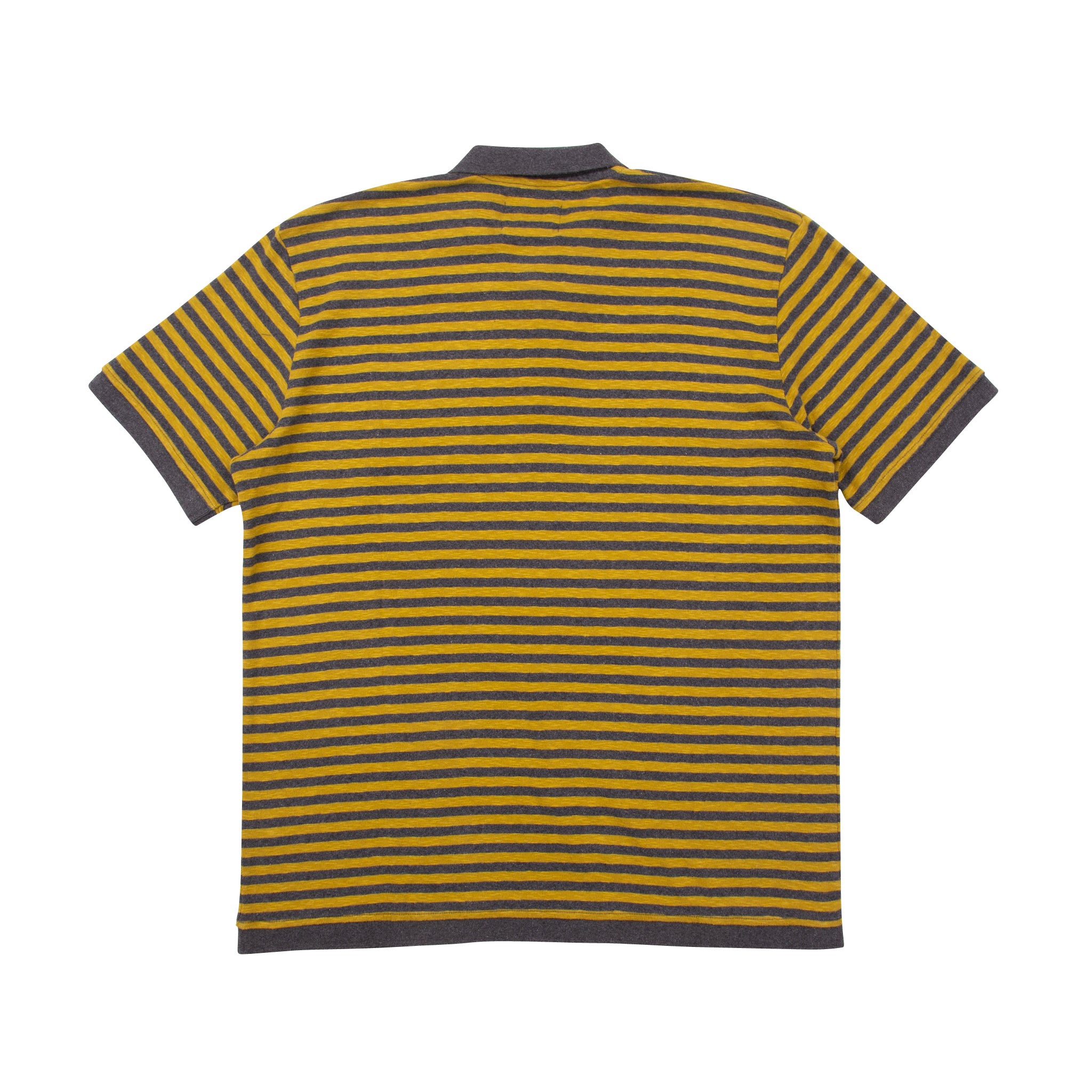 Fuzzy Pocket Polo - Gold / Charcoal