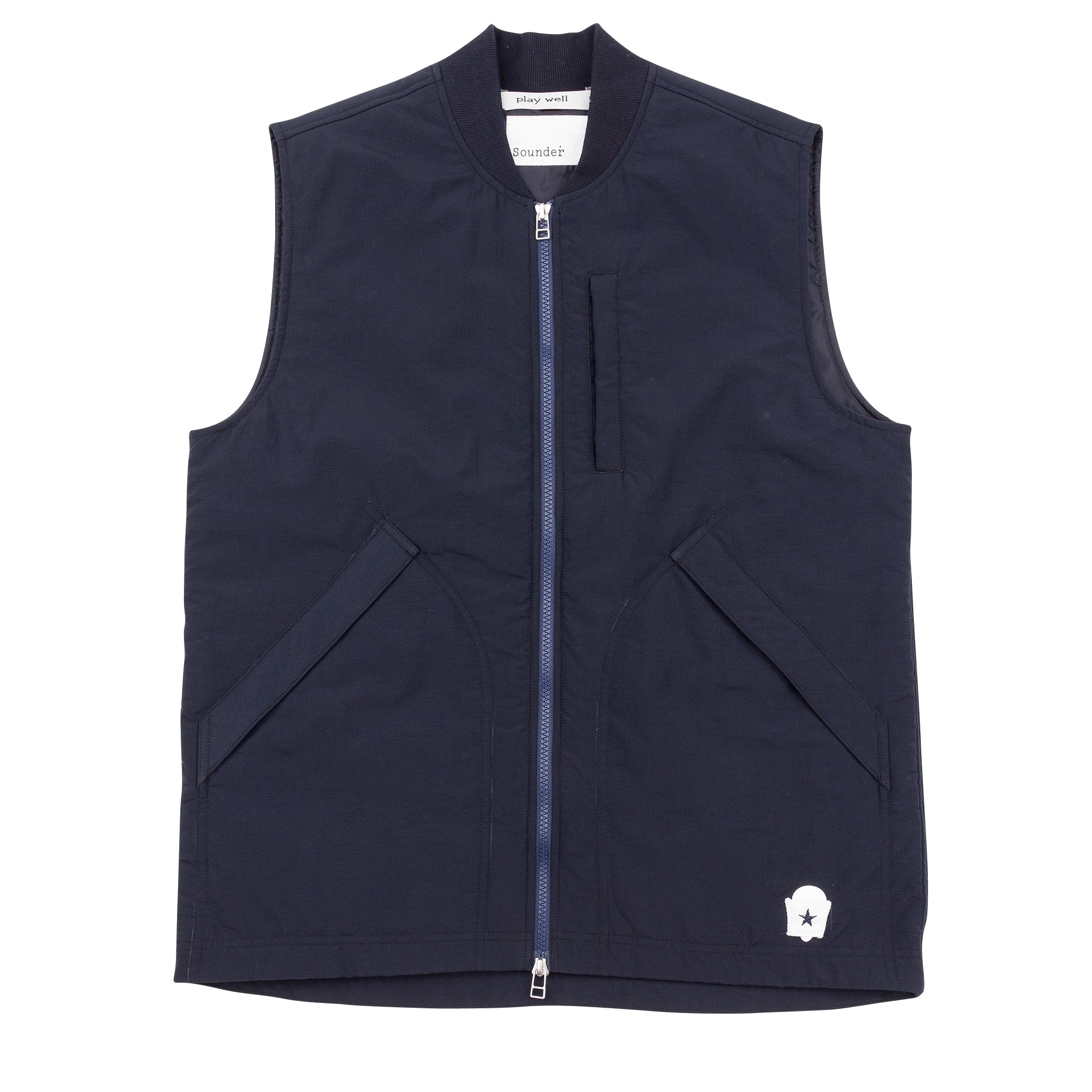 Sounder Golf | Sounder Golf | Clothing | Gilets | Low Light Gilet - Navy | Outerwear